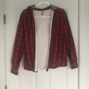 Fleece Lined Flannel Jacket